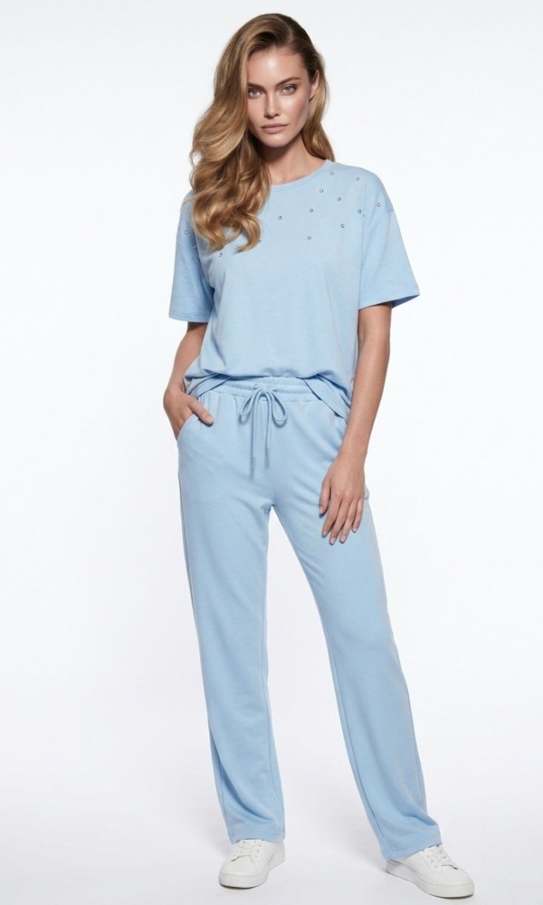 Σετ Με Strass Sky Blue