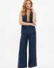 Navy set with camel details Navy set with camel details