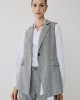 Set of Grey Striped Vest-Pants