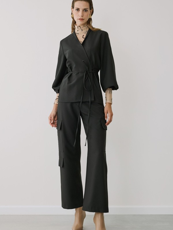 Σύνολο Μαύρο Μπλούζα- Παντελόνι