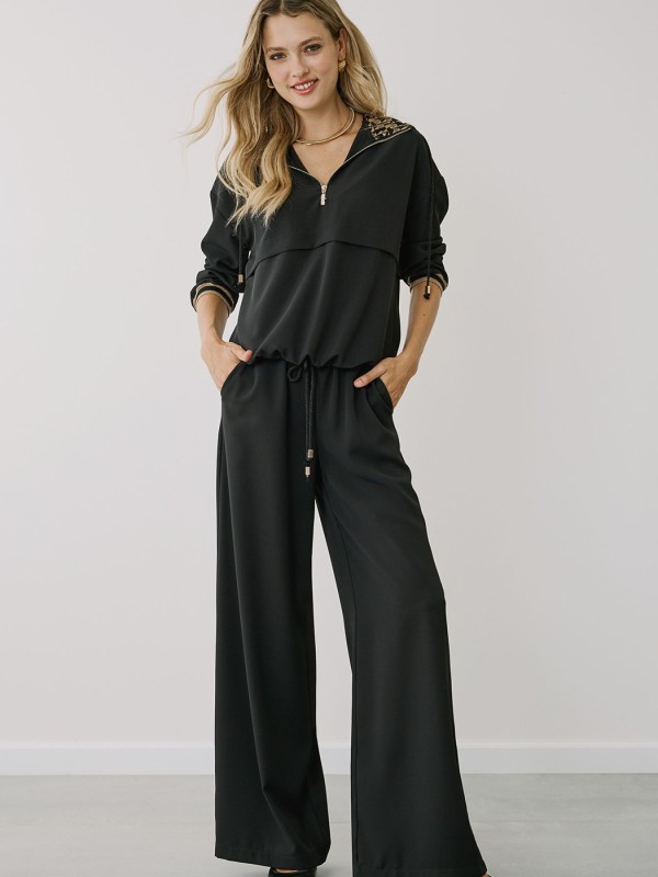 Set Black With Hood Set Black With Hood