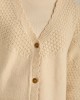 Knitted cardigan with buttons